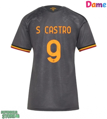 AS Roma Santiago Castro #9 Replika Tredjetrøje Dame 2026-27 Kortærmet